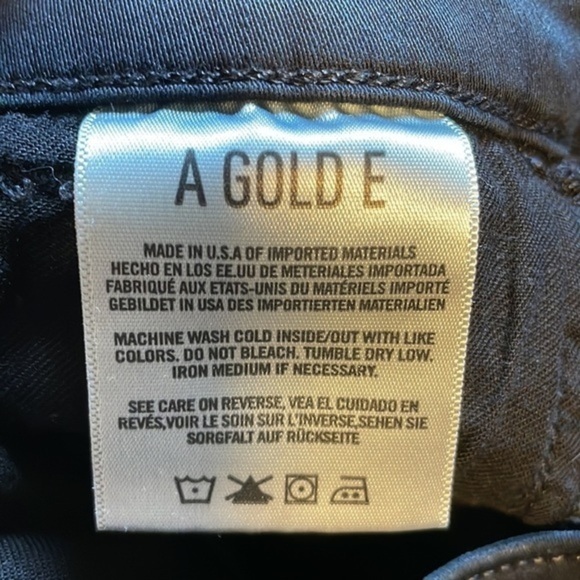 Agolde Sophie High Rise Skinny Jeans Women’s Size 26 Distressed Black - Picture 9 of 10